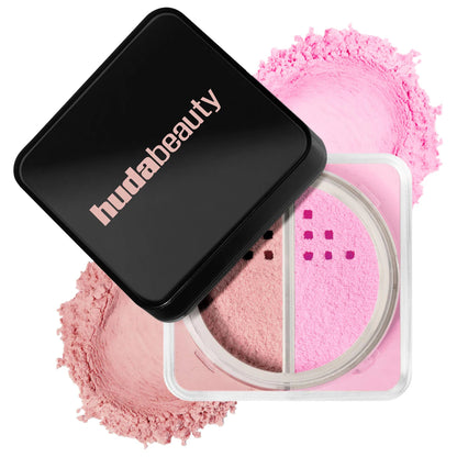 HUDA BEAUTY Easy Bake Loose Powder Brightening + Correcting Duo