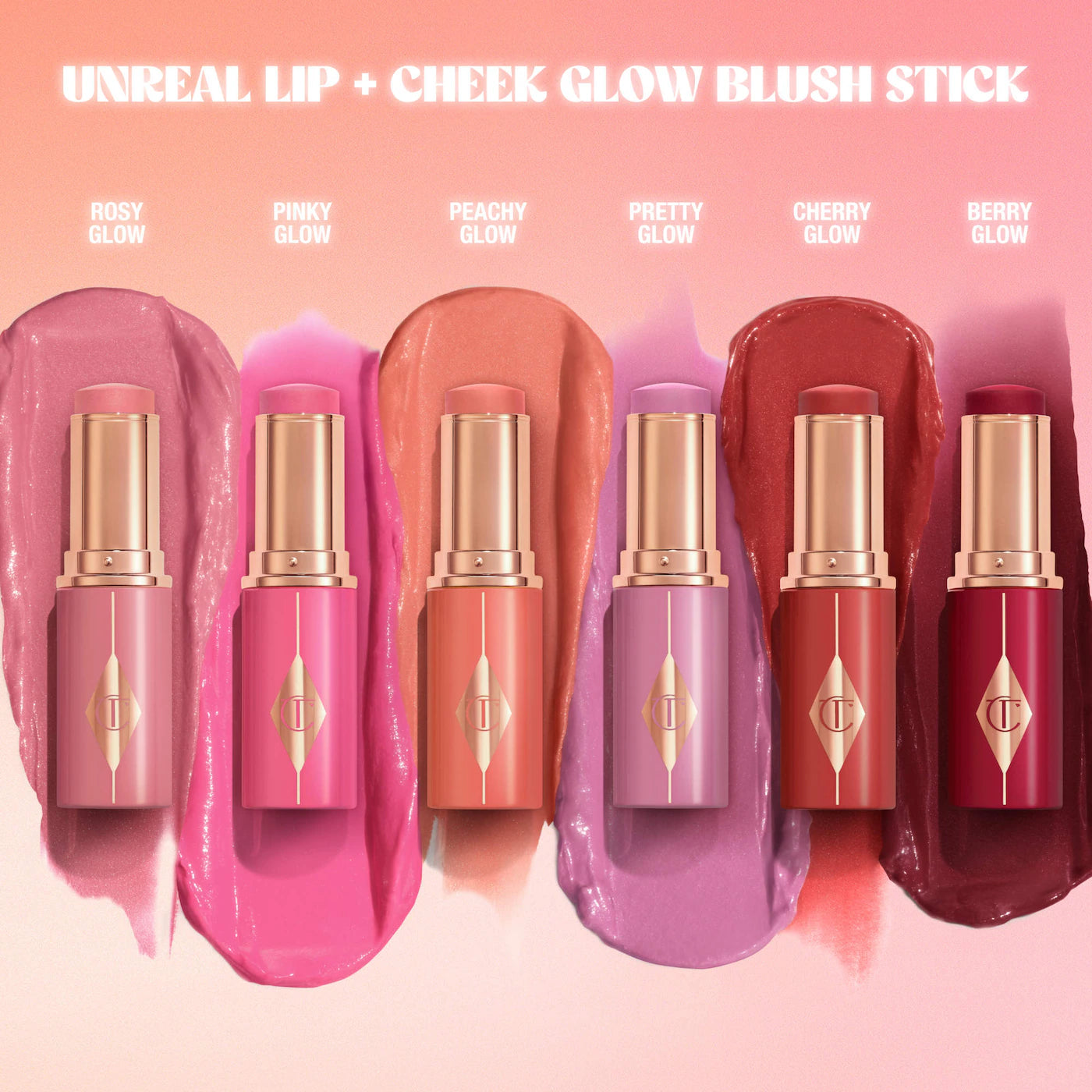 Charlotte Tilbury Mini Unreal Lip + Cheek Glow Blush Stick