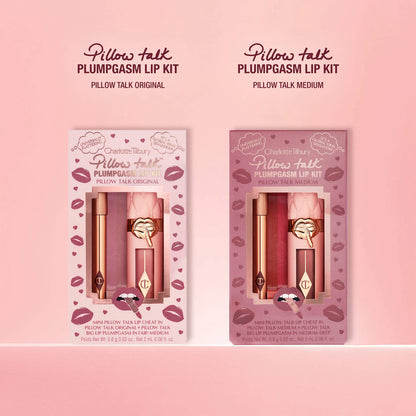 Charlotte Tilbury Mini Pillow Talk Plumpgasm Lip Liner and Lip Gloss Set