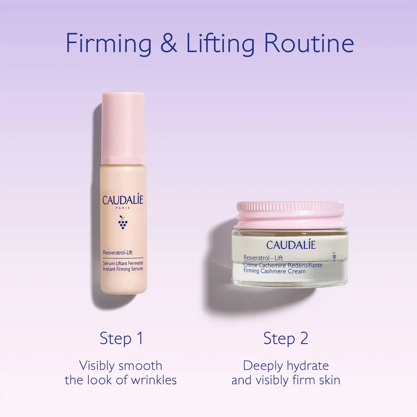 Caudalie Resveratrol-Lift Travel Duo Mini Set for Firming & Lifting