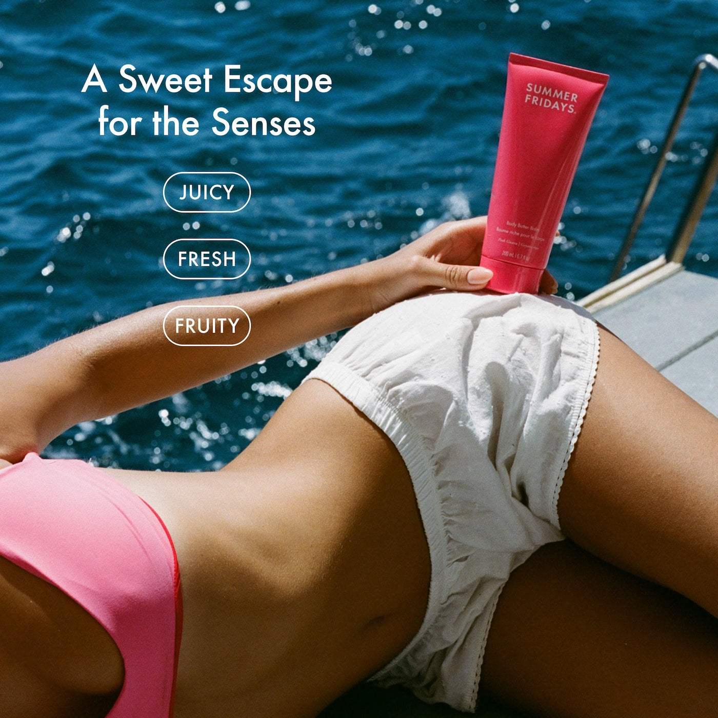 Summer Fridays Body Butter Balm Pink Guava - Rich Body Cream