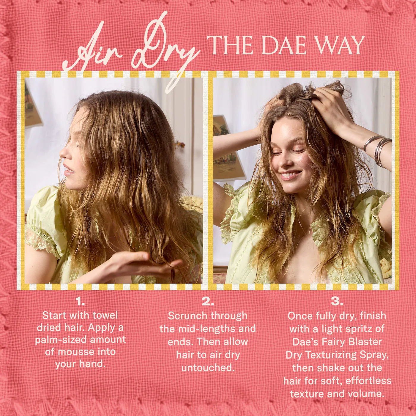 dae Dreamriser Volumizing + Hydrating Hair Mousse