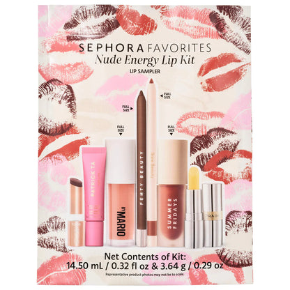 Sephora Favorites Nude Energy Lip Kit Makeup Set