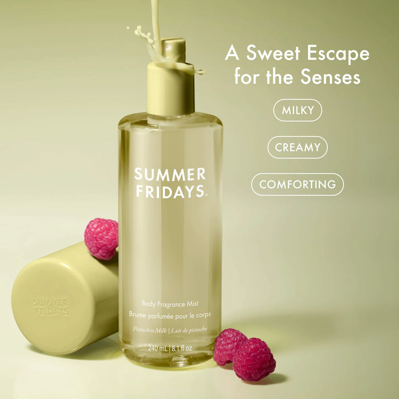 Summer Fridays Pistachio Milk Hair + Body Fragrance Mist