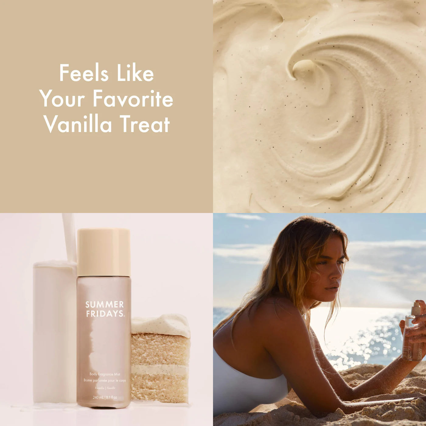 Summer Fridays Mini Vanilla Hair + Body Fragrance Mist