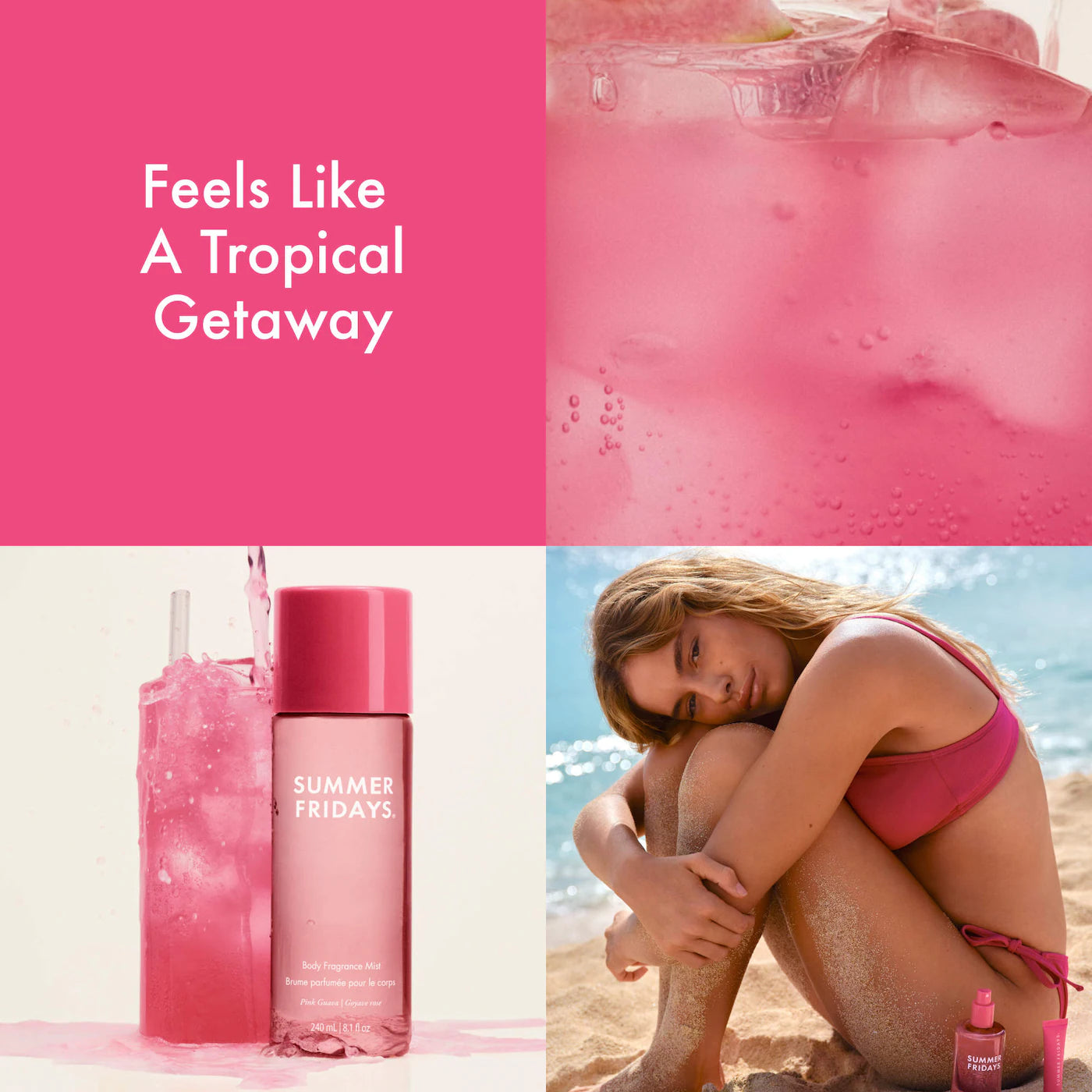 Summer Fridays  Pink Guava Hair + Body Fragrance Mist