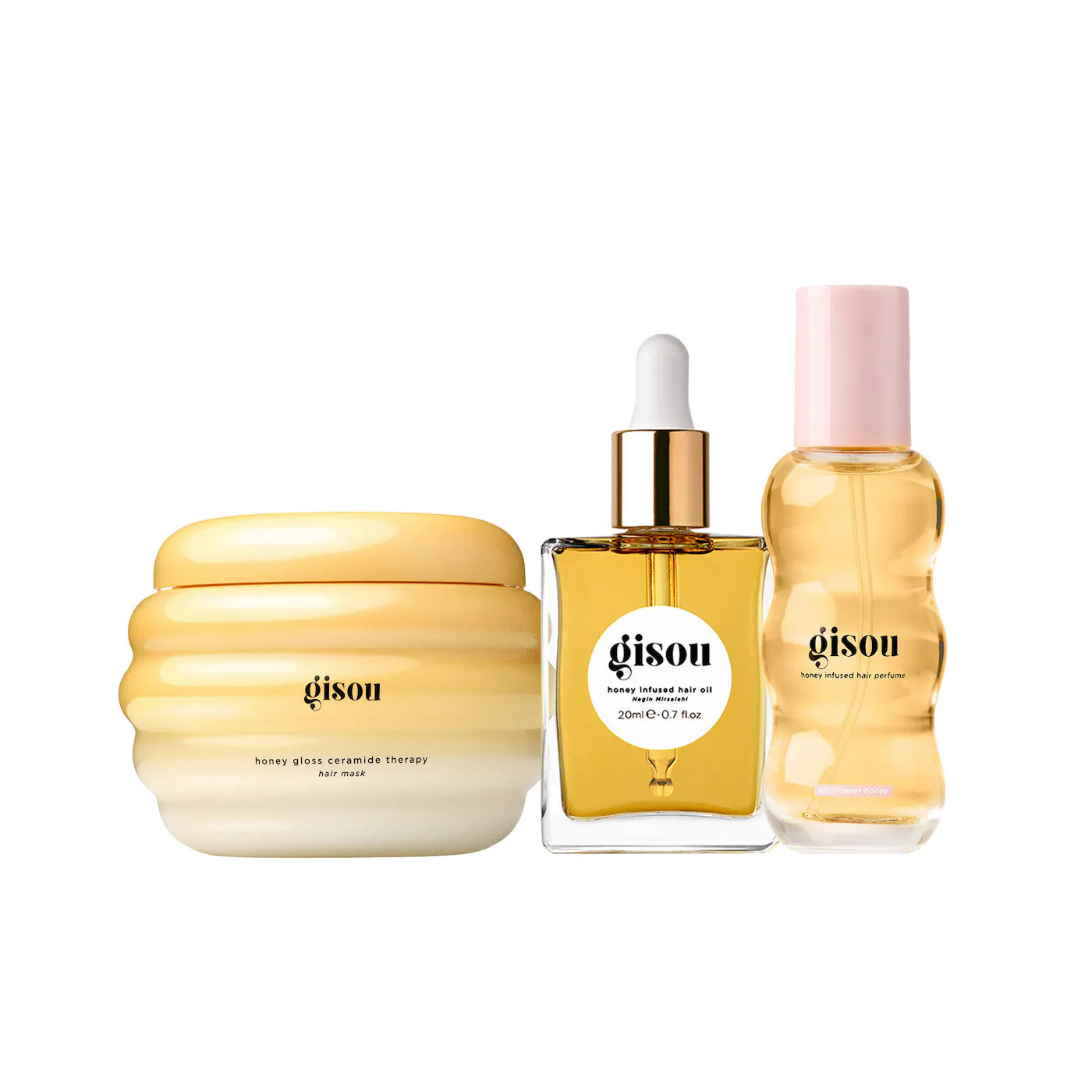 Gisou Honey Hair Icons Set