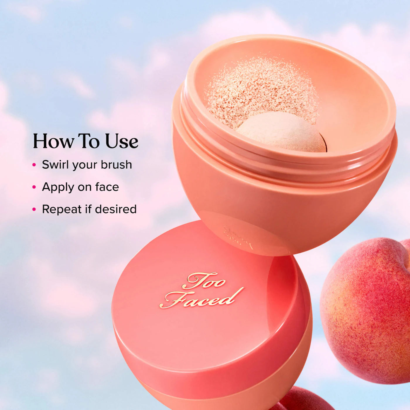 Too Faced Peach Perfector Blurring Loose Setting Powder