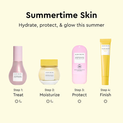 Glow Recipe Banana Moisturizing Cream & Shimmer Lip Treatment Duo