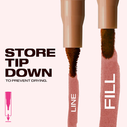HUDA BEAUTY Kiss Me Lip Contour Stain and Lip Jelly Gift Set