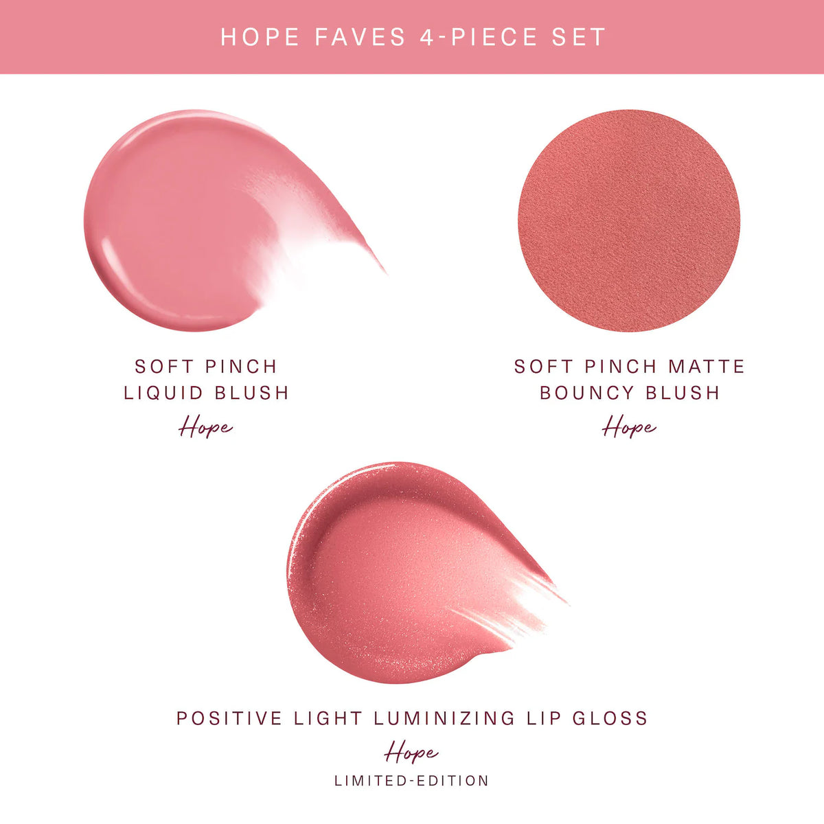 Rare Beauty Hope Faves 4-Piece Makeup Gift Set