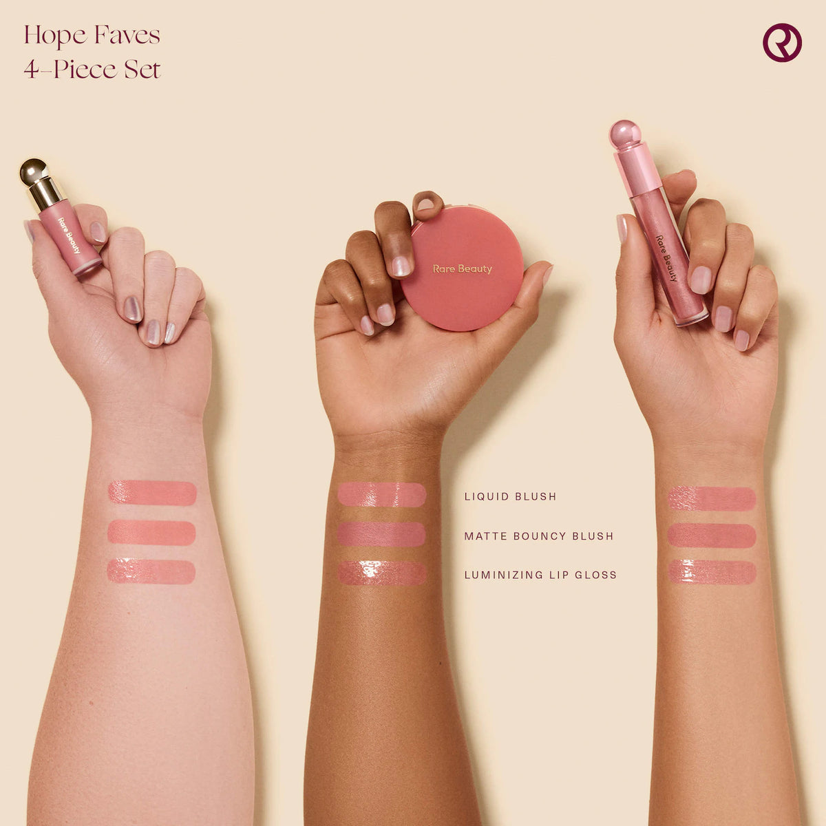 Rare Beauty Hope Faves 4-Piece Makeup Gift Set