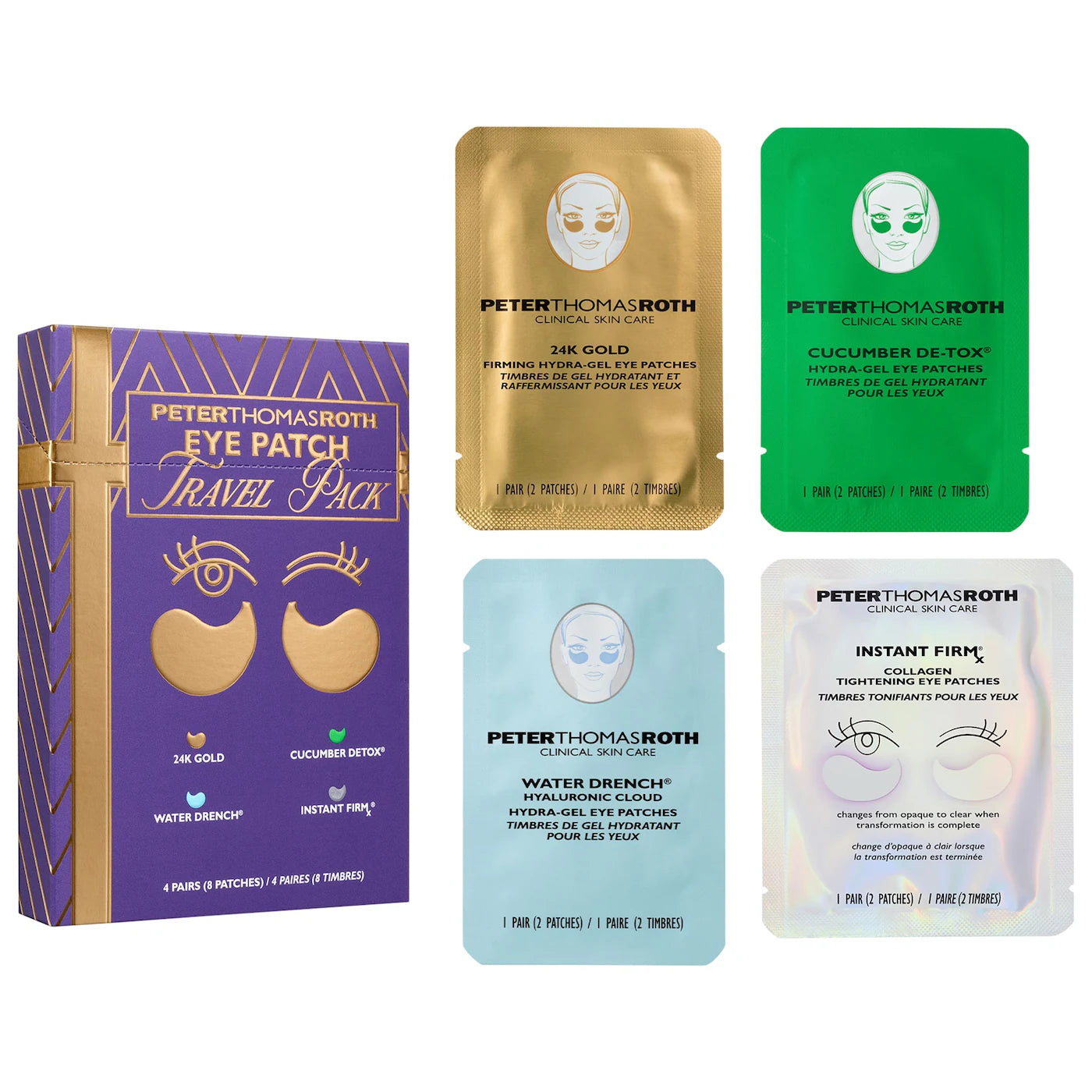 Peter Thomas Roth Eye Mask Patches Travel Gift Set