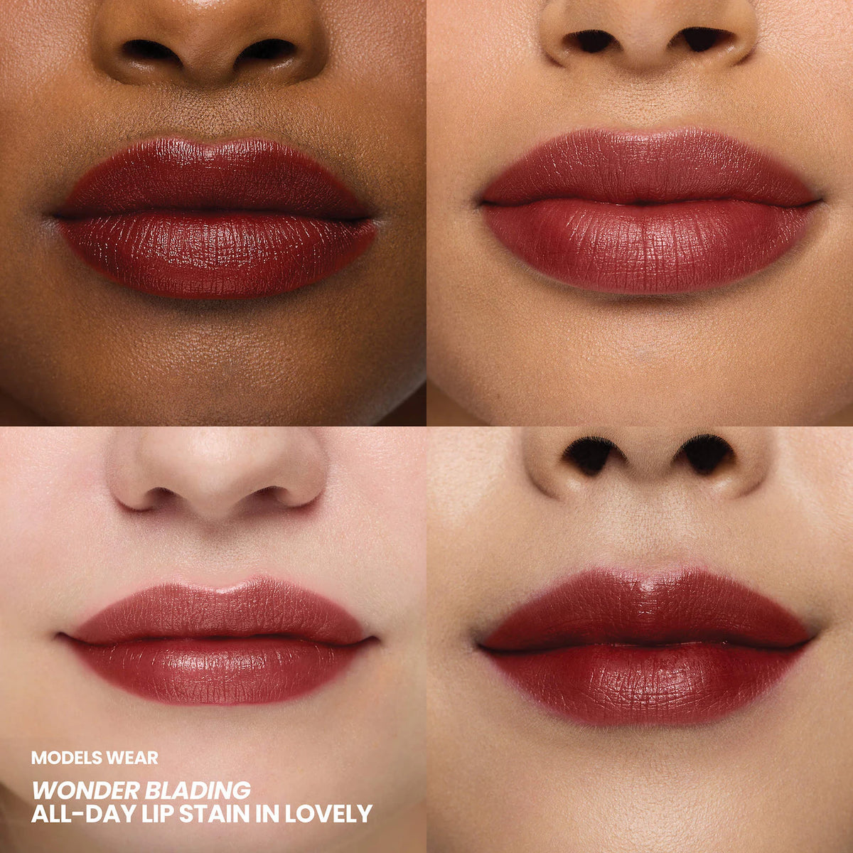 Wonderskin Holiday Lip Stain and Lip Liner Trio Makeup Gift Set