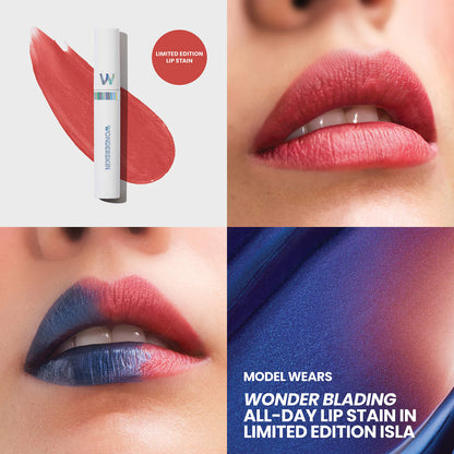 Wonderskin Holiday Lip Stain and Lip Liner Trio Makeup Gift Set