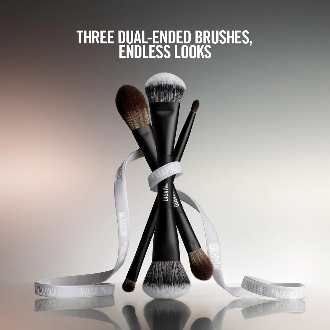 MAKEUP BY MARIO Mario's Face and Eye Trio Cosmetic Brush Set
