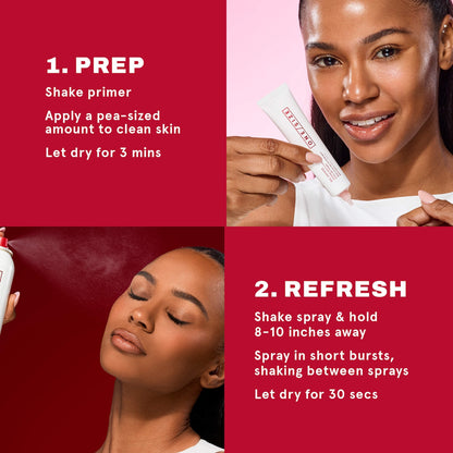 ONE/SIZE Oil Sucker Prep & Refresh Mattifying Duo
