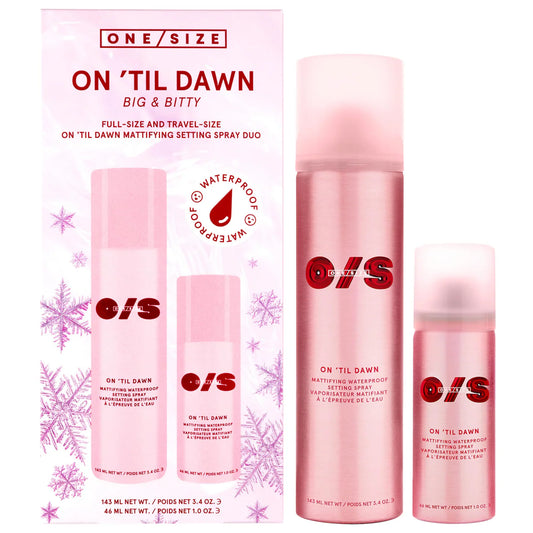 ONE/SIZE On 'Til Dawn Mattifying Waterproof Setting Spray Duo
