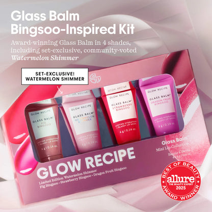 Glow Recipe Glass Balm Mini Lip Balm Collection Gift Set