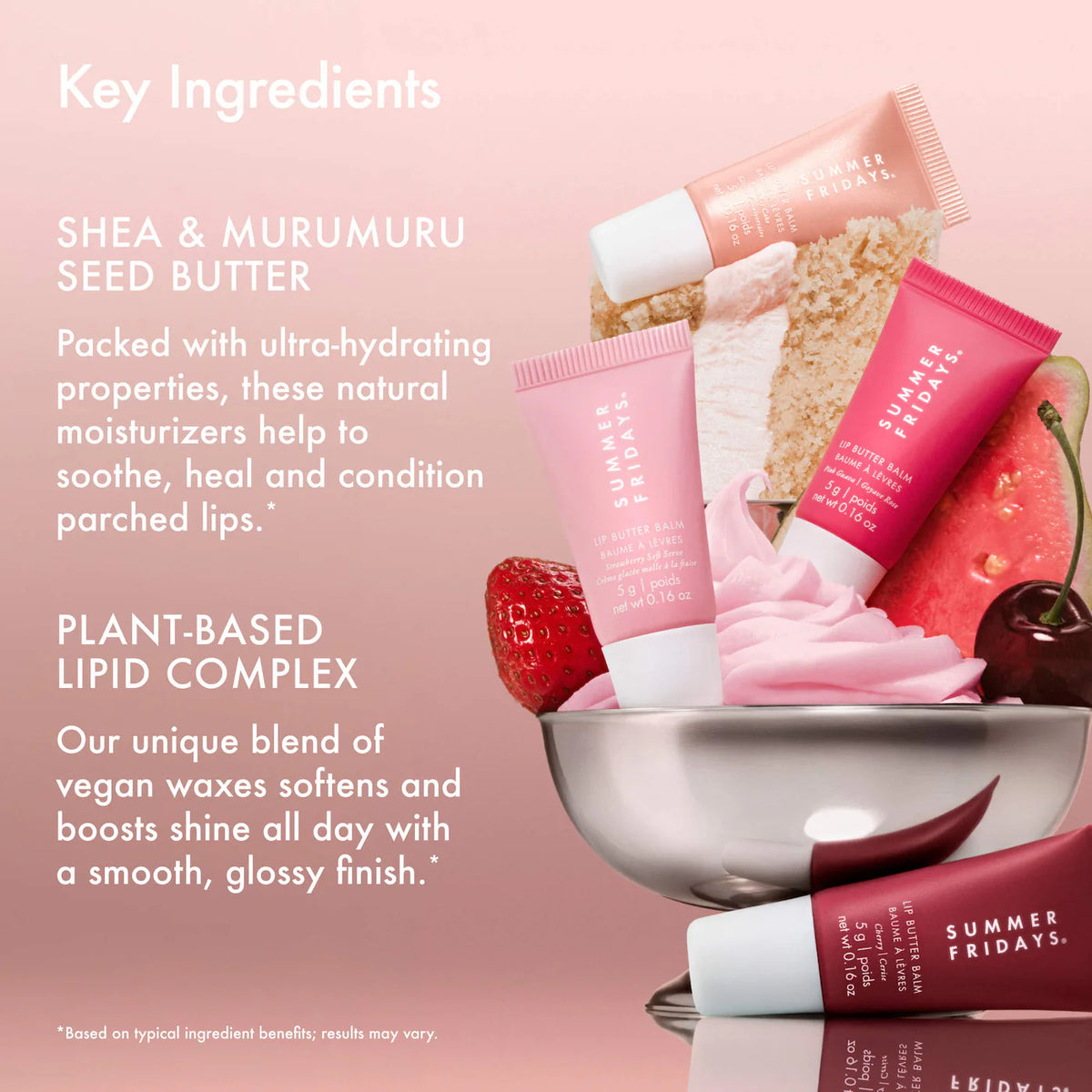 Summer Fridays The Lip Butter Balm Minis - Pink Set
