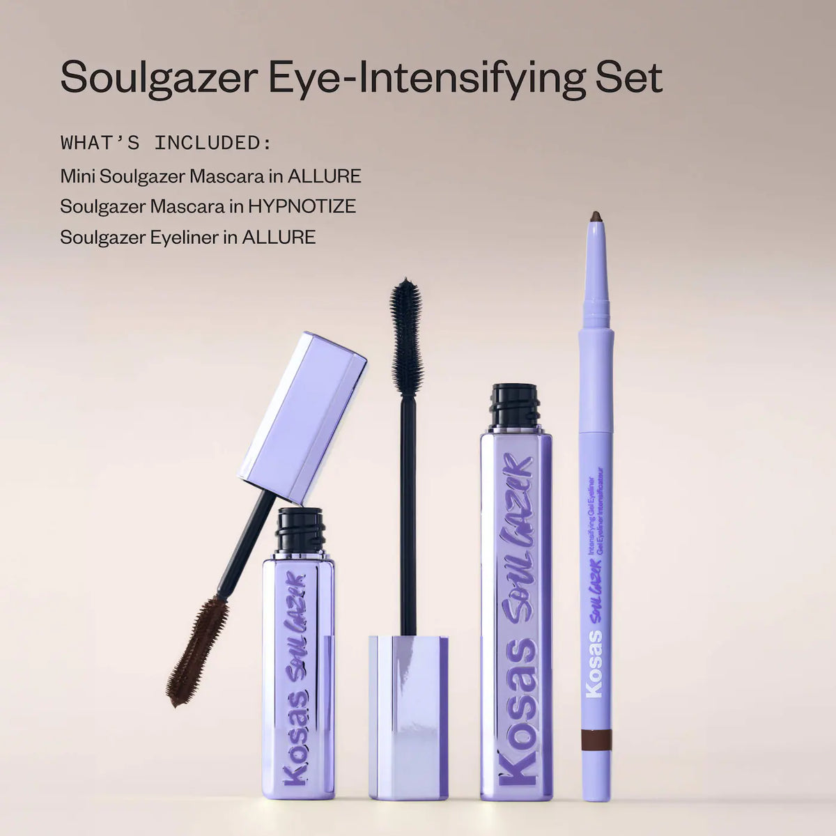 Kosas Soulgazer Eye-intensifying Mascara and Eyeliner Gift Set