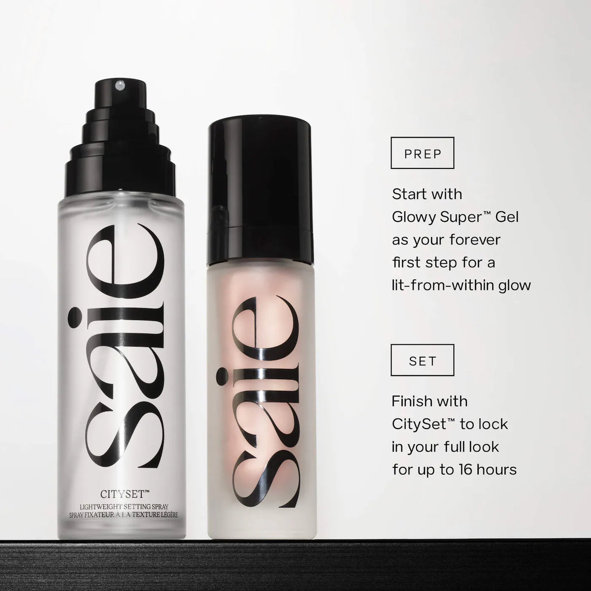 Saie Glowy Super Gel & CitySet Gift Set