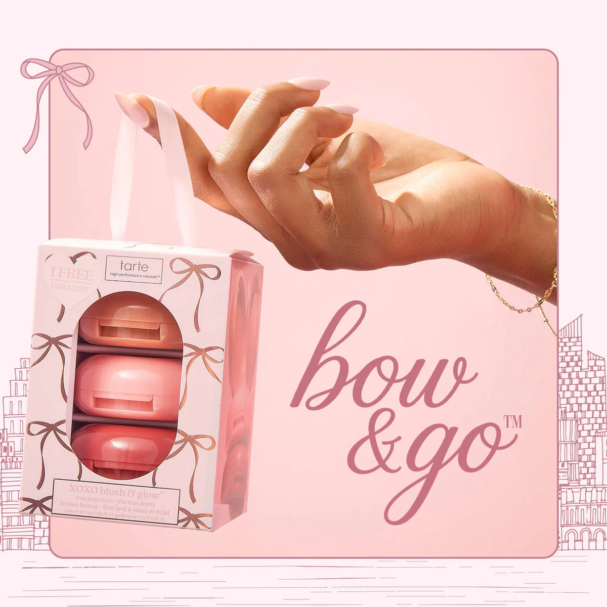 Tarte XOXO Blush & Glow Macaron Set