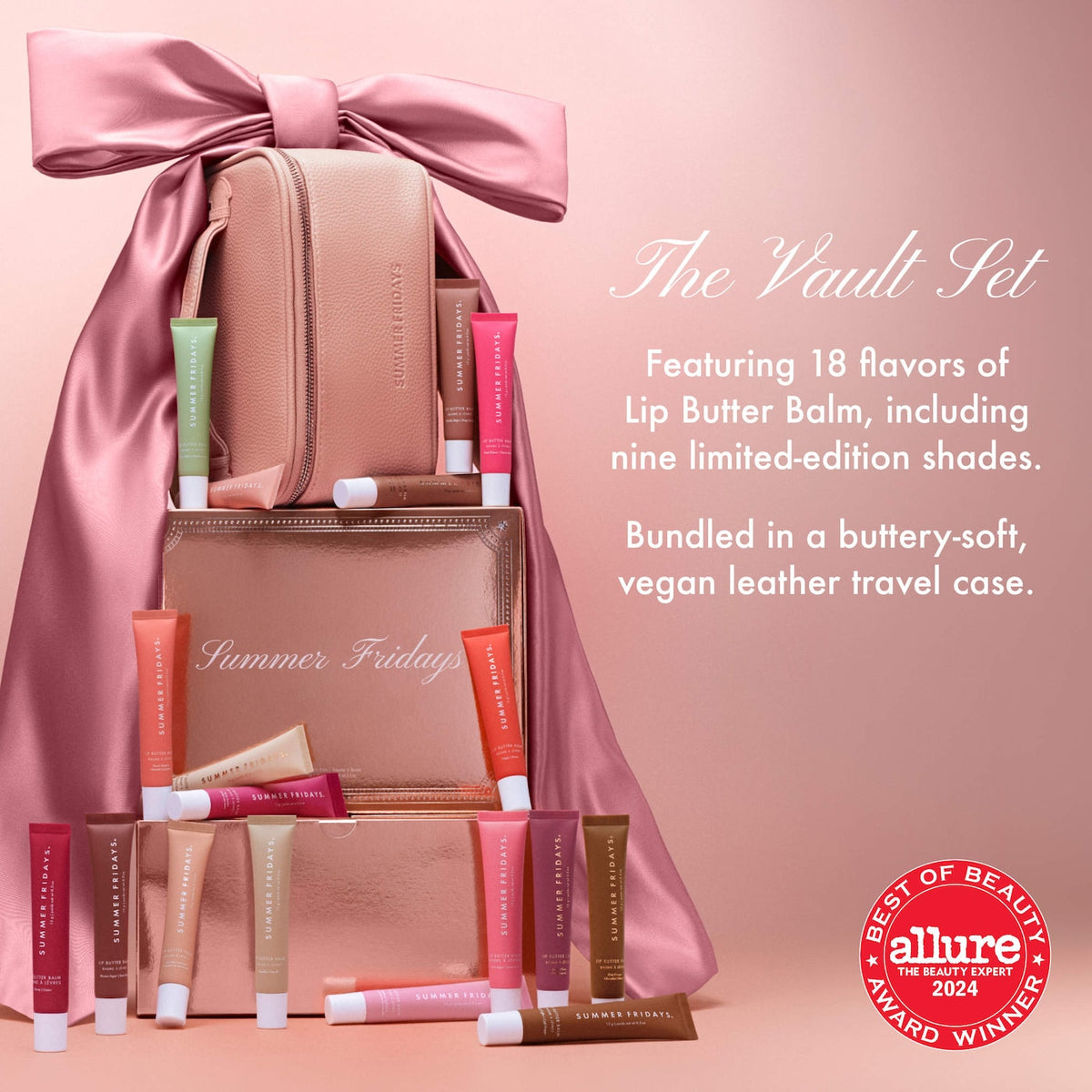 Summer Fridays The Lip Butter Balm Vault Gift Set with 18 Hydrating Flavors