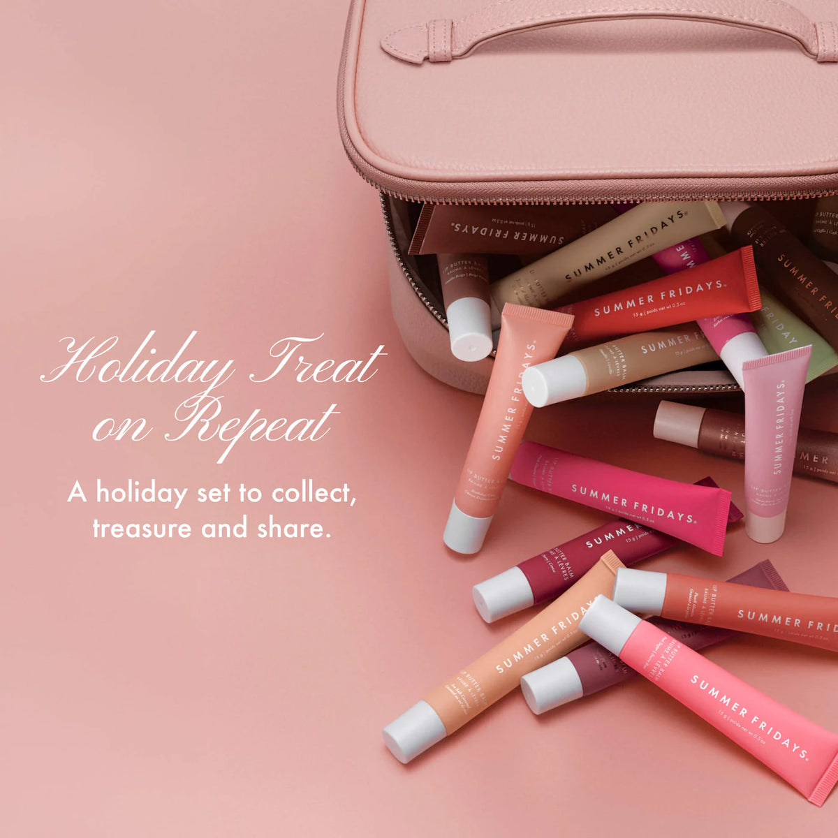 Summer Fridays The Lip Butter Balm Vault Gift Set with 18 Hydrating Flavors