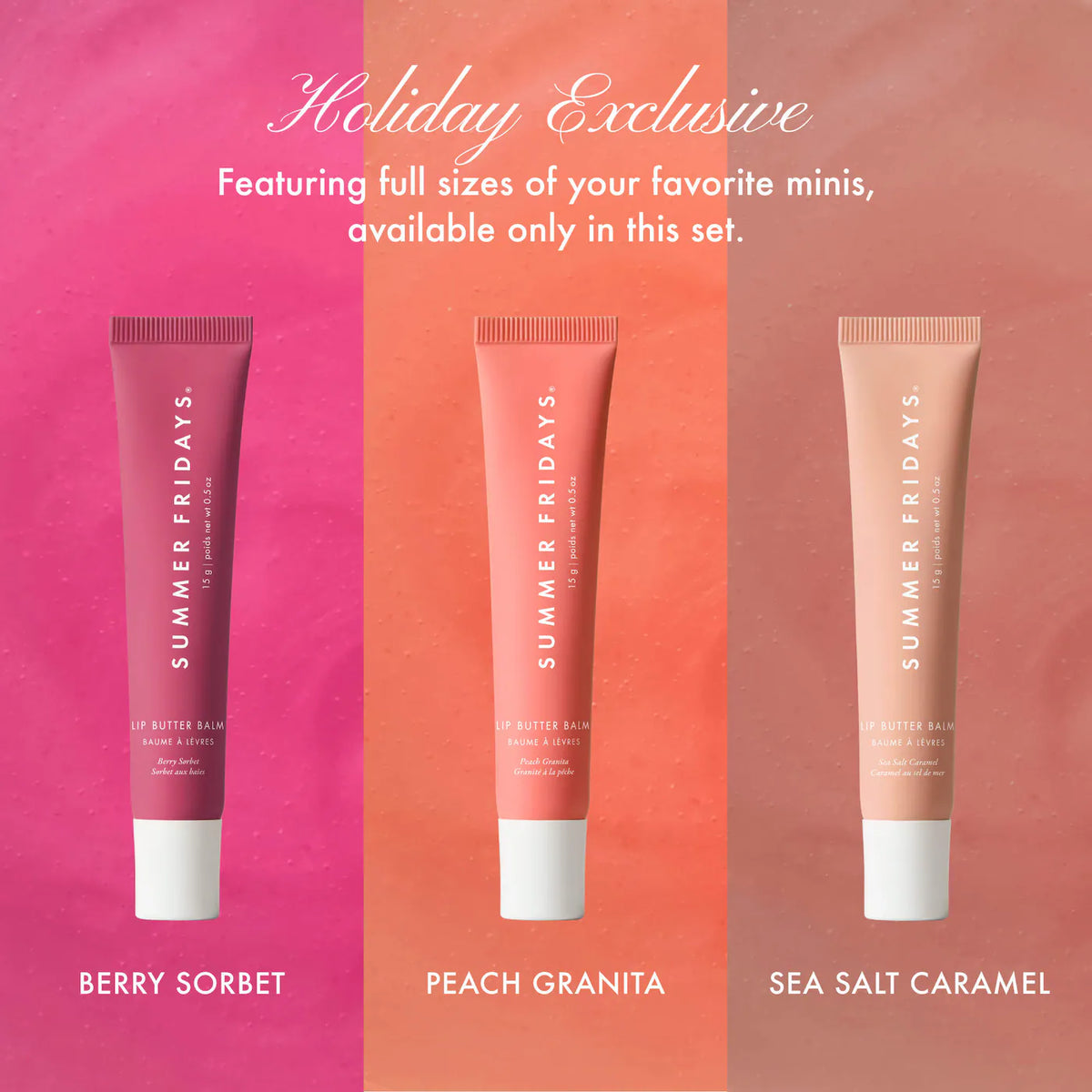 Summer Fridays The Lip Butter Balm Vault Gift Set with 18 Hydrating Flavors