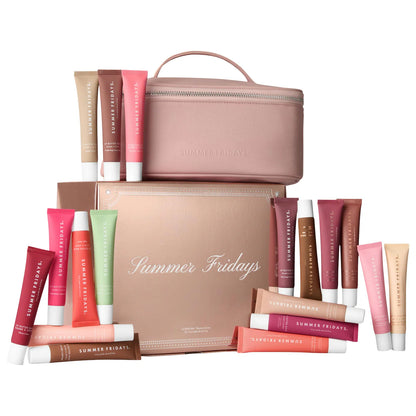 Summer Fridays The Lip Butter Balm Vault Gift Set with 18 Hydrating Flavors