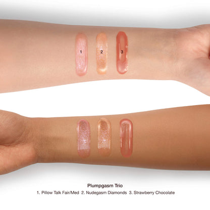 Charlotte Tilbury Mini Big Lip Plumpgasm Plumping Lip Gloss Trio Makeup Gift Set