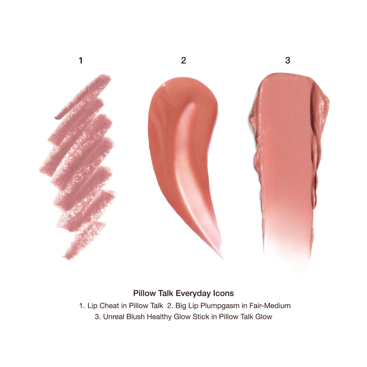Charlotte Tilbury Pillow Talk Everyday Icons Lip & Cheek Makeup Gift Set